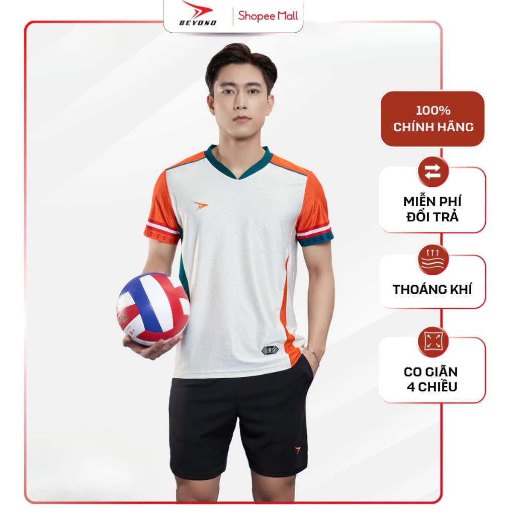 [Xả kho] Bộ Quần Áo Bóng Chuyền Cao Cấp Beyono Zane, Quần Có Túi Thể Thao Nam