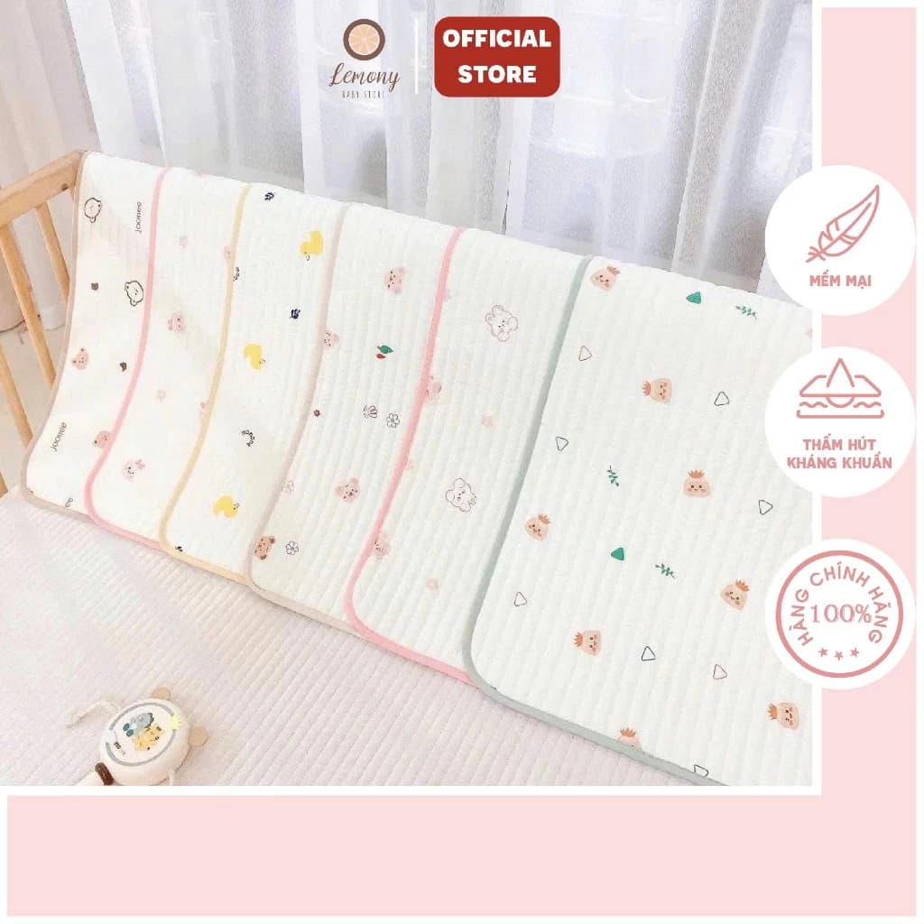 Thảm Nằm Cho Bé, Thảm Điều Hòa Trần Dọc 3 Lớp Xuất Hàn, Kích Thước 50x70cm Thoáng Mát