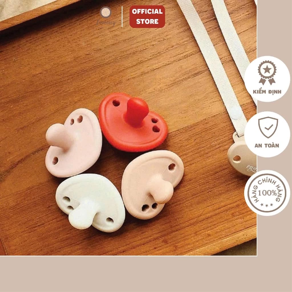T.i ngậm, núm t.i ngậm cho bé Silicone siêu mềm, tiệt trùng được trong máy tiệt trùng, chính hãng TGM