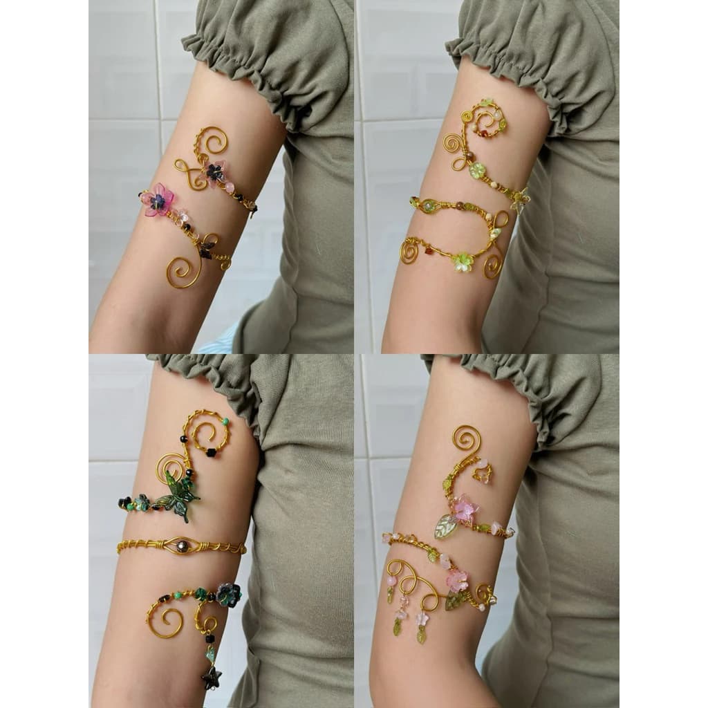 [ ĐỌC KĨ MÔ TẢ ] Vòng đeo bắp tay arm cuff - Vòng đeo bắp tay phụ kiện thời trang Handmade - Trang sức - HYGGE ♡.•*