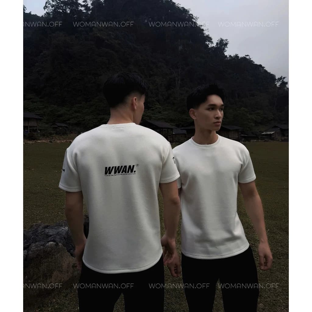 [NEW 2026 LOGO BACK] Áo Thun Cleanfit Logo Back & Sleeve – Cổ Tròn Unisex Vải Chống Nhăn Cao Cấp In PET Sắc Nét