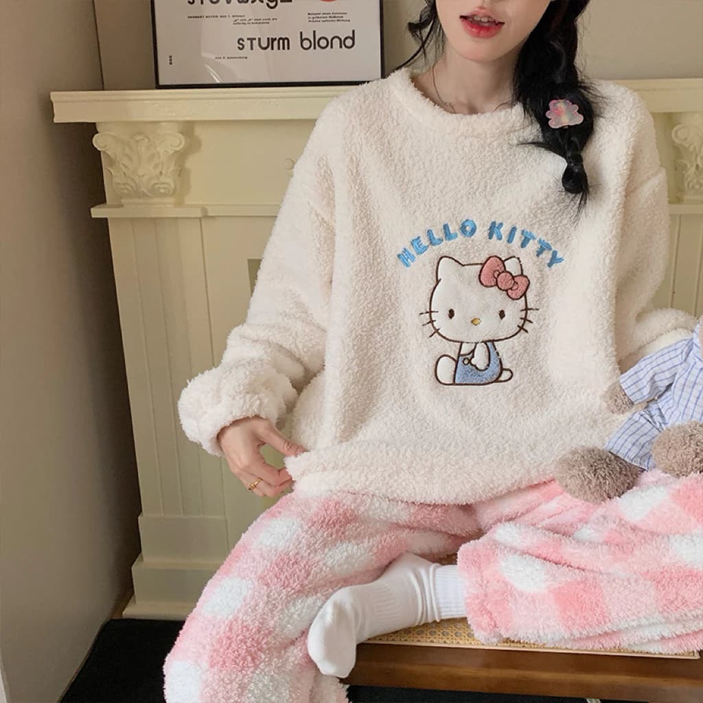 Đồ bộ mùa đông nữ chất bông tuyết siêu mềm, siêu ấm, không xù lô – mặc ngủ Nhiều màu, giá tốt, giao nhanh