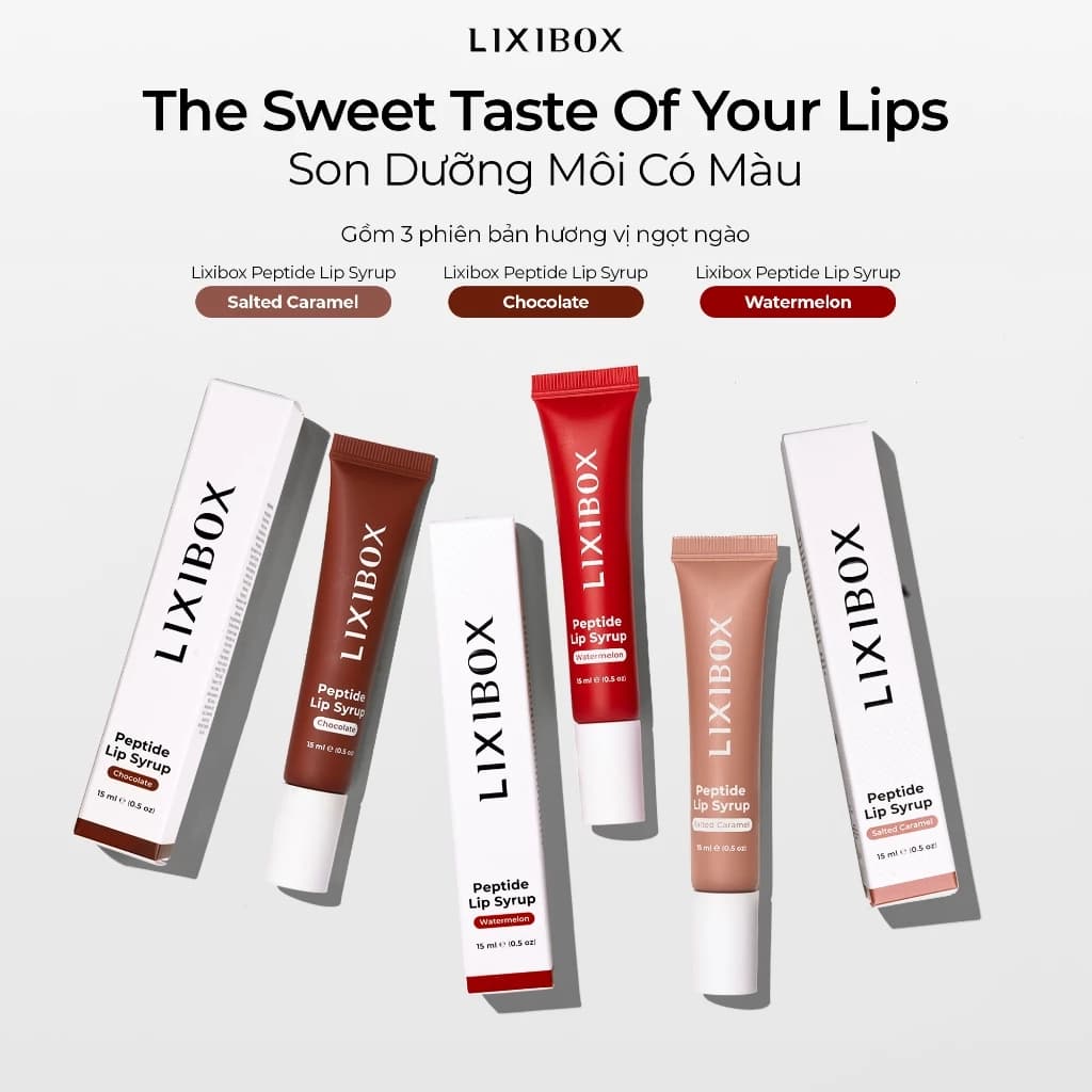 [Gift] Son Dưỡng Có Màu Lixibox Peptide Lip Syrup 15g