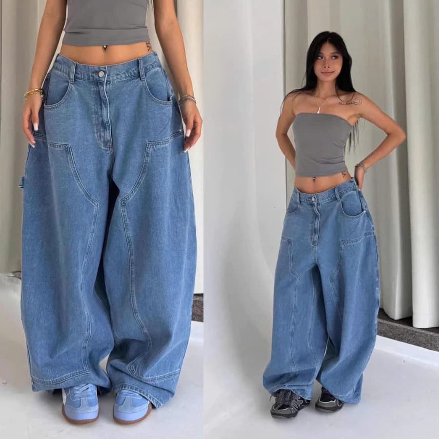 [DEAL MỞ BÁN] Quần Jeans Cargo Baggy Form X-Large