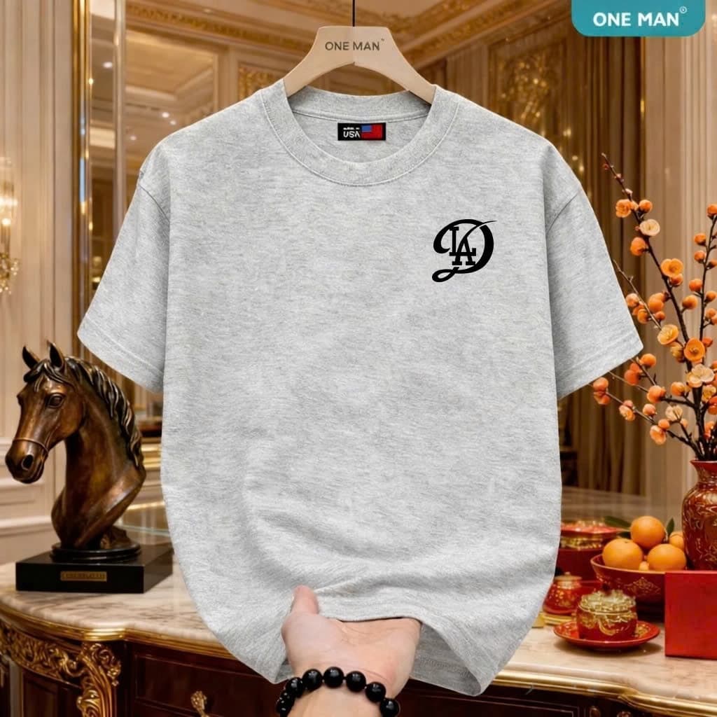 Áo thun nam nữ cao cấp ONE MAN thời trang đường phố, chất 100% cotton dày dặn đứng form mặc cực chất AP344