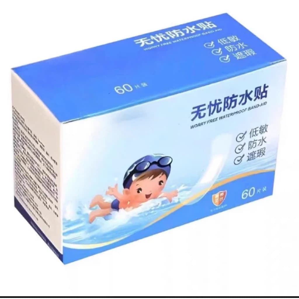 Combo 60 miếng dán vết thương, chống nước trong suốt siêu dính