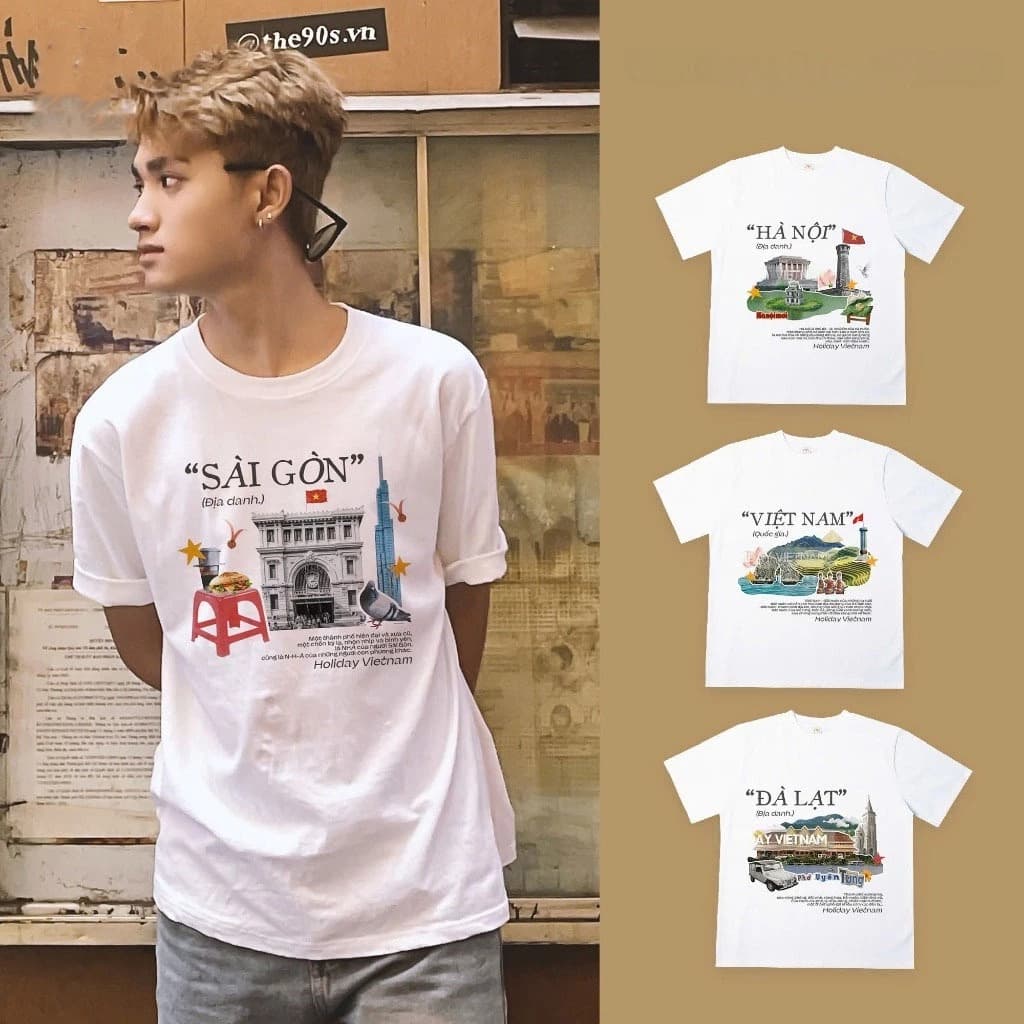 [HOẢ TỐC]  Áo thun trắng unisex nam nữ màu trắng 63 tỉnh thành , BST MẪU MỚI , chất thun 250gsm