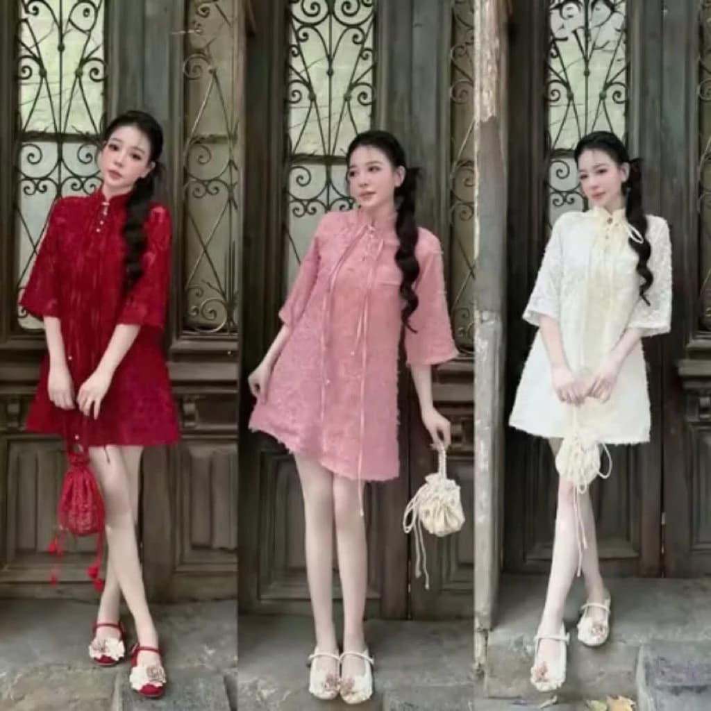 [bigsize 60-90kg] Đầm lông vũ mềm kèm quần bảo hộ 537