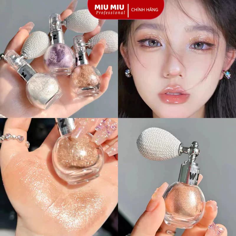 TEAYASON nhũ dạng xịt tạo hiệu ứng lấp lánh trong makeup chuyên nghiệp
