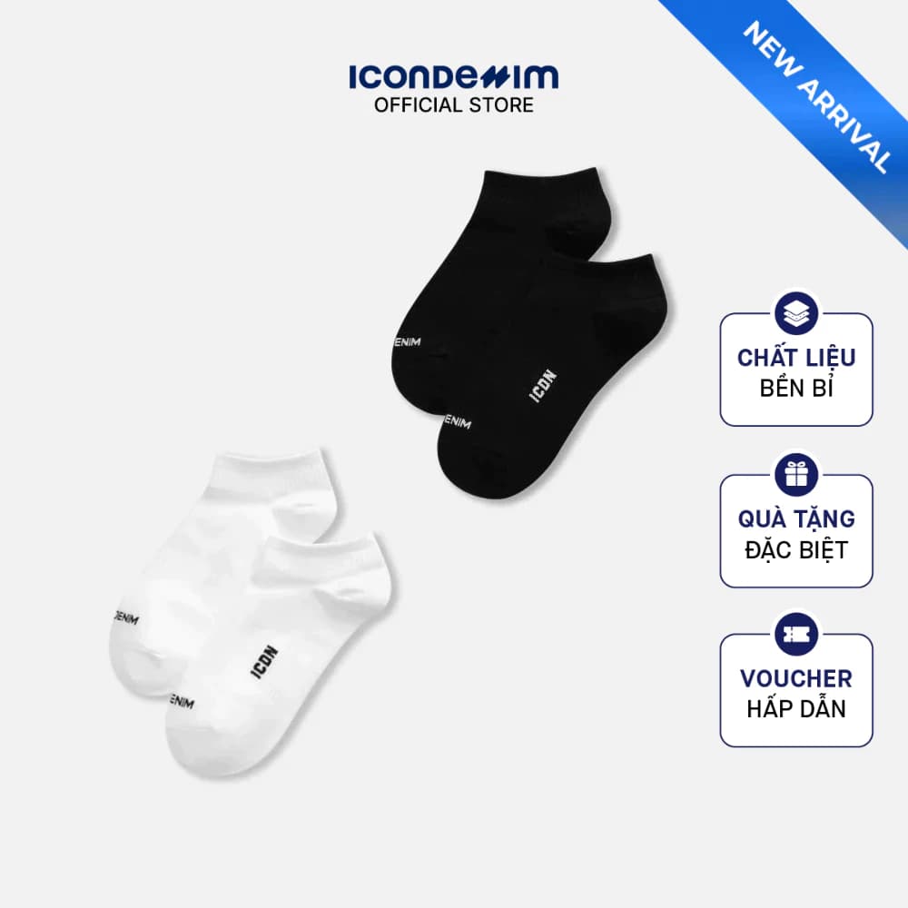 Combo 3 Vớ Nam ICONDENIM Low-Cut Silent Step VOID0055