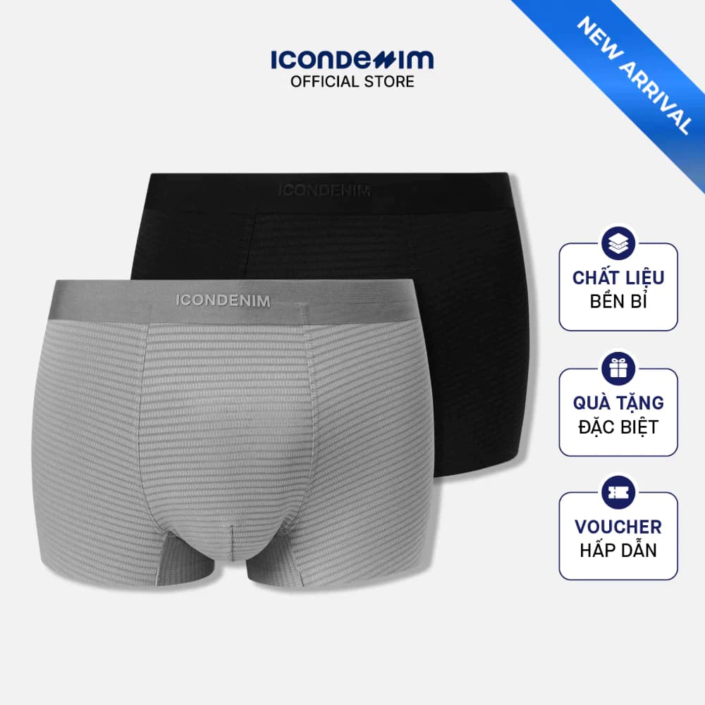 Quần Boxer Nam ICONDENIM Daily Breeze Form Trunks BXID0070