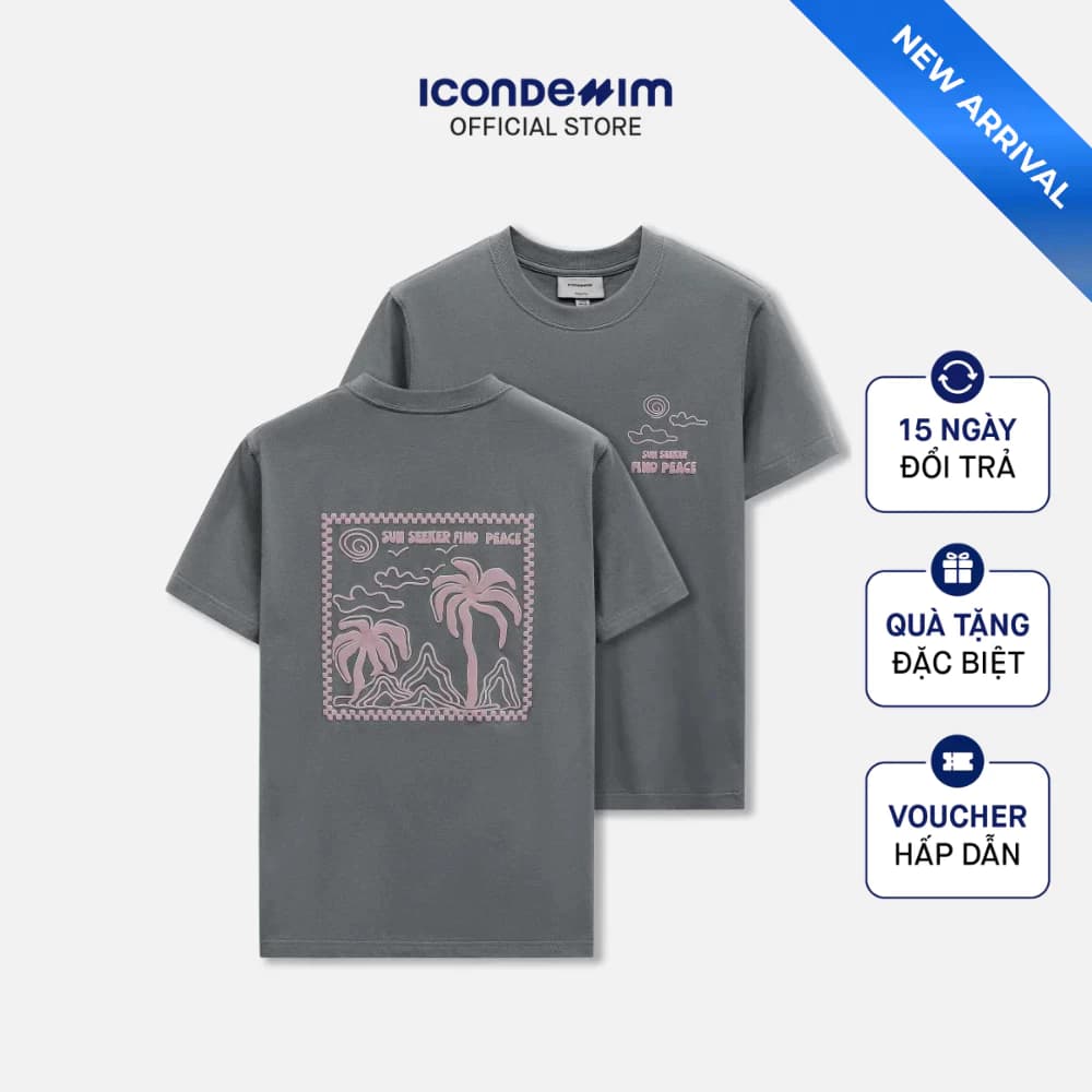 Áo Thun Nam ICONDENIM Sun Seeker Form Regular ATID0756