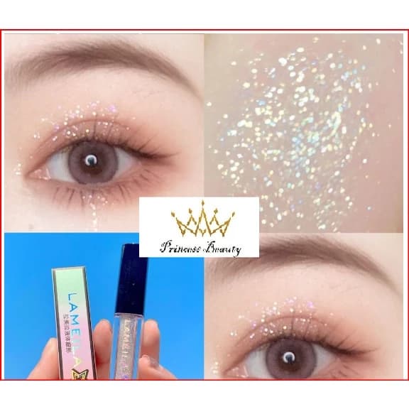 [Hàng mới về] Nhũ Mắt Gel Kim Tuyến Lấp Lánh Bền Màu Lâu Trôi Trang Điểm Mắt Tăng Độ Quyến Rũ NM2
