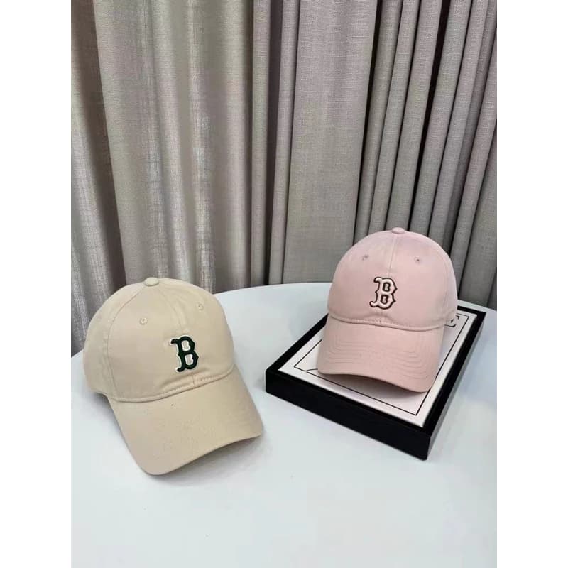 Mũ lưỡi trai thêu logo B - Phong cách trẻ trung, Chất liệu kaki, chuẩn from unisex