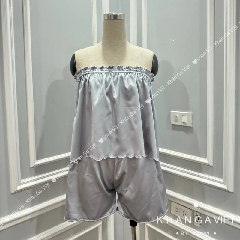 bộ quây spa ( Áo Lửng + Quần) chất liệu PHI THUN cao cấp