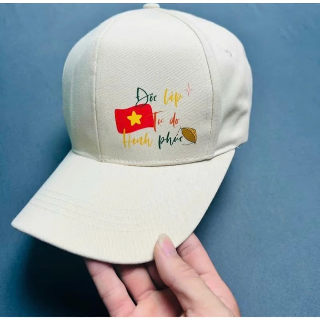 Mũ lưỡi trai in cờ Việt nam, nón kết, nón kaki form unisex đẹp