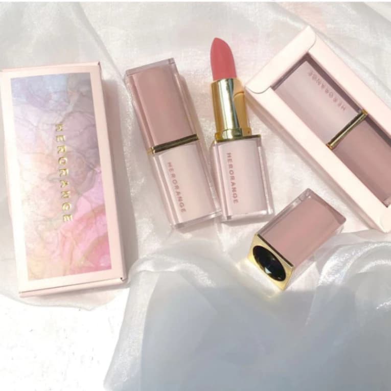 Son Lì HERORANGE Chống Thấm Nước Lâu Trôi Dưỡng Ẩm PRINCESS BEAUTY