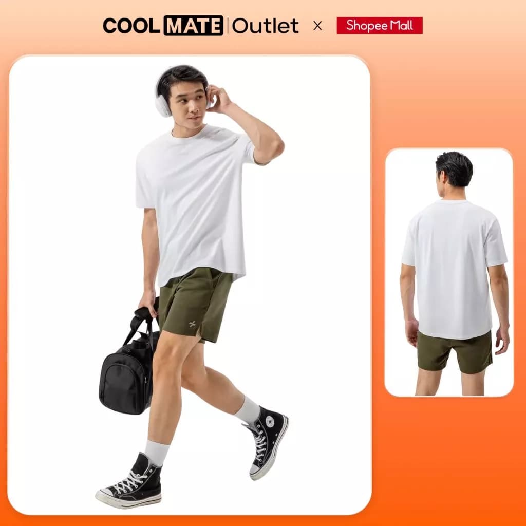 Áo Thun Nam Tập Gym Comfort Oversize 100% Cotton- Coolmate
