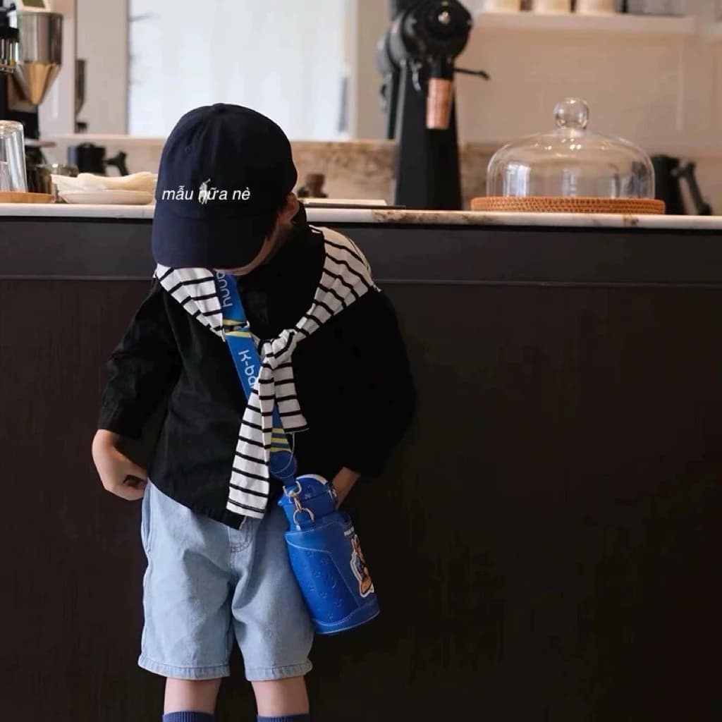 Mũ Lưỡi Trai Trẻ Em Thêu NGỰA, Chất Liệu Kaki, Fom Mềm Từ 4-7 Tuổi.